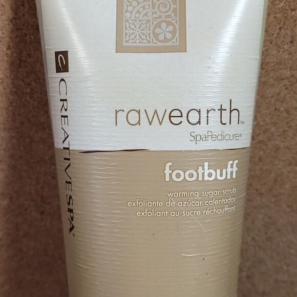 Creative Spa RawEarth SpaPedicure Foot Buff Warming Sugar Scrub 15 oz. - Picture 2 of 5